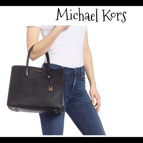 MK Studio Mercer Lg black tote